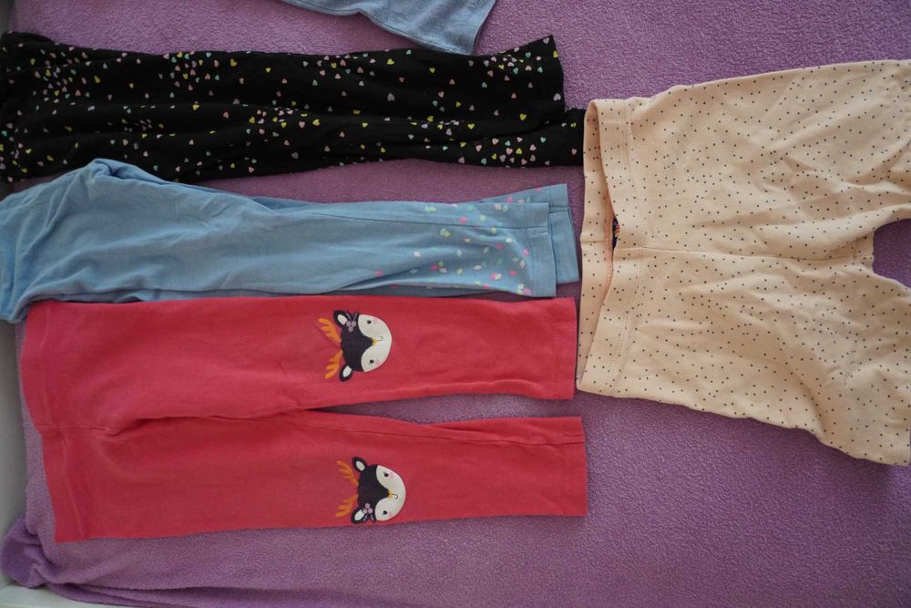 Paczka letnich ubrań 98 t-shirty, sukienki, spodnie kurtka