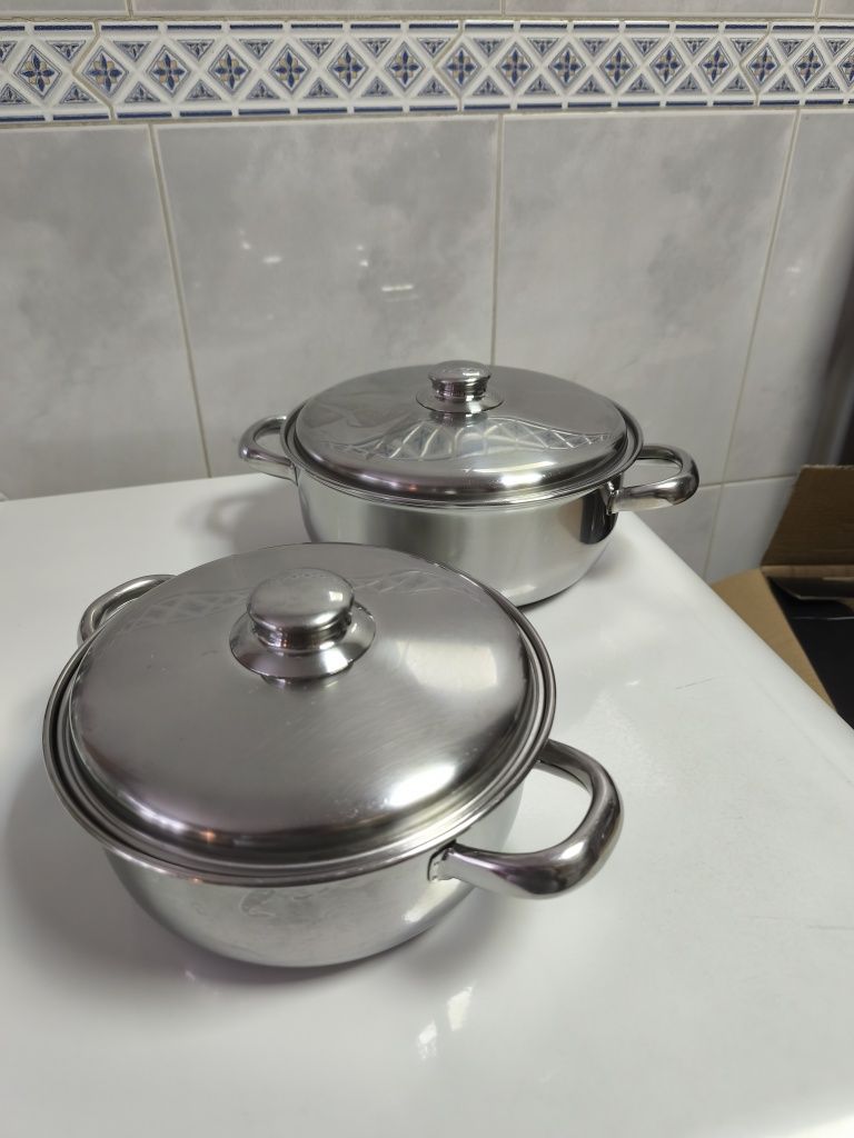 Conjunto de tachos inox