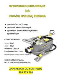 Wynajem odkurzacza piorącego Karcher Puzzi 10/1  proszek w zestawie!!