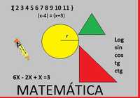 Explicações de Matemática PRESENCIAL E/OU ONLINE