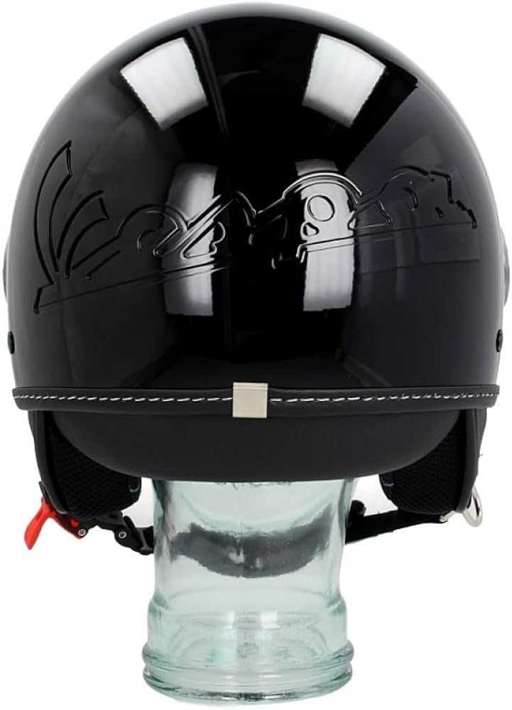 VESPA Kask Otwarty Visor 3.0 BLACK *NERO* Roz. L Oem.