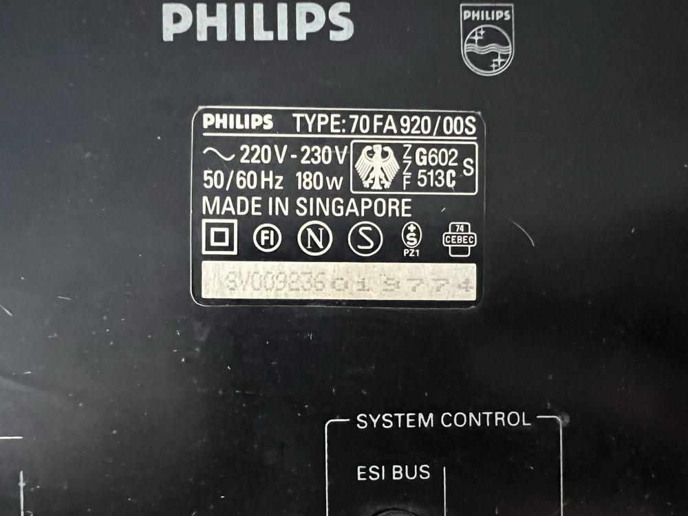 Klasyk wzmacniacz Philips 70FA920/00S sprawny