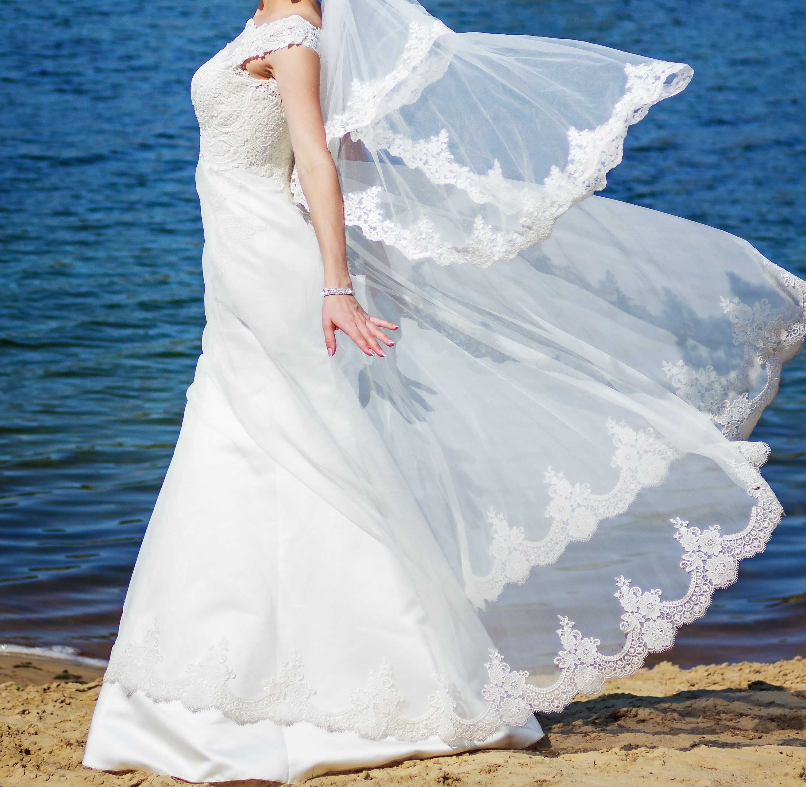 Весільна сукня айворі якісна