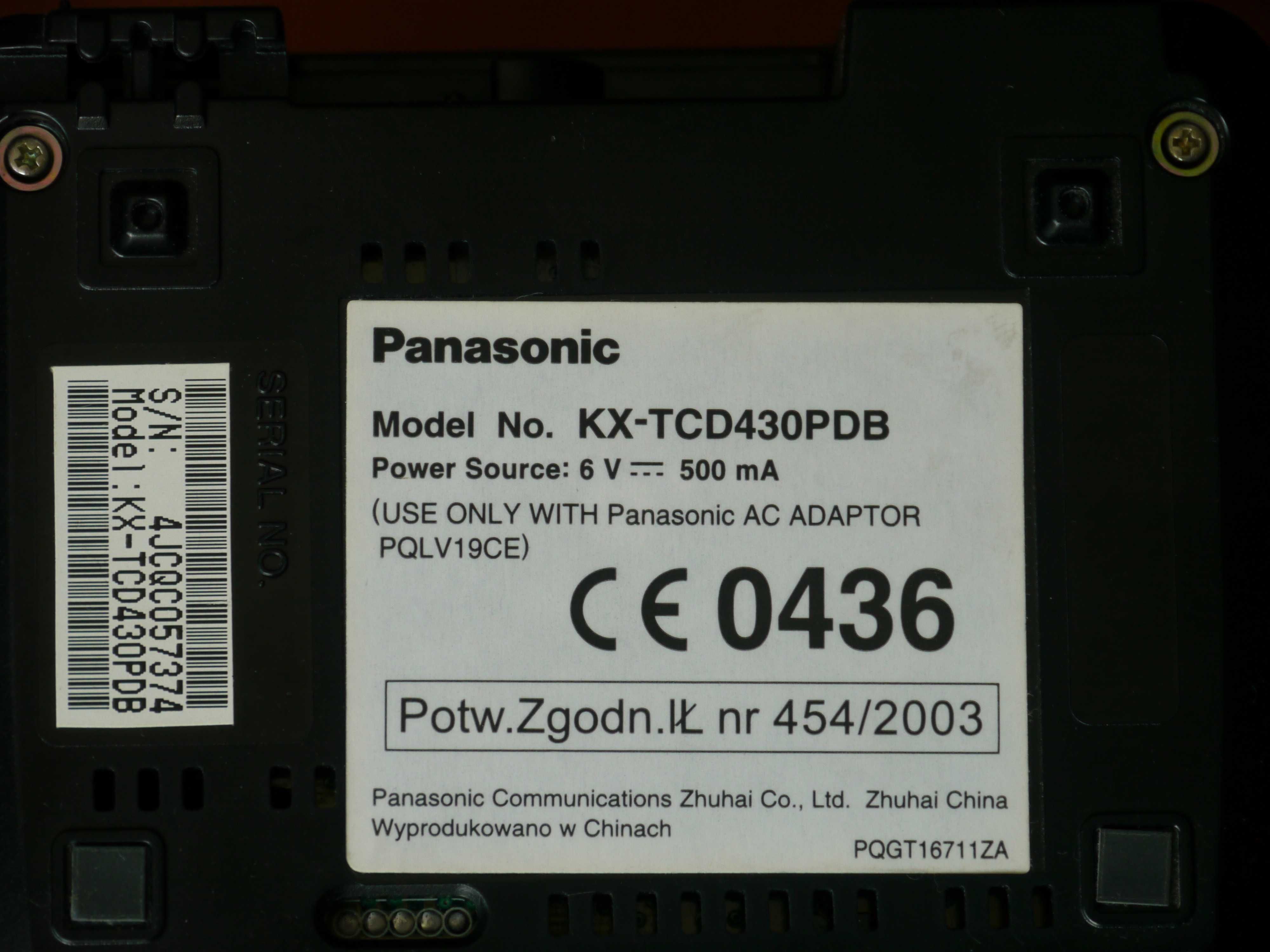 Telefon bezprzewodowy Panasonic