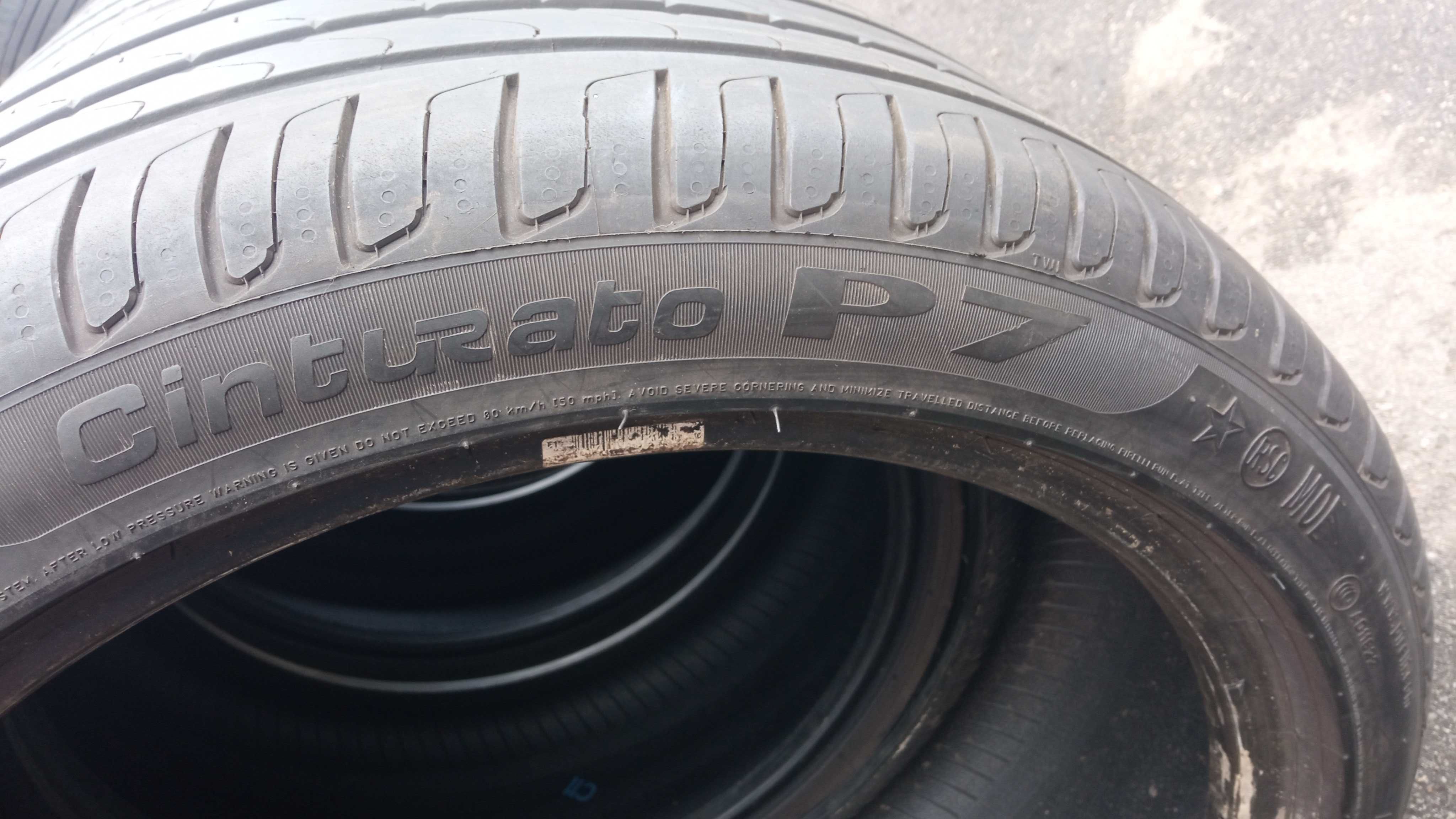 Pirelli Cinturato P7 275/35 R19 100Y Run Flat MOE комплект 5,5-6 мм