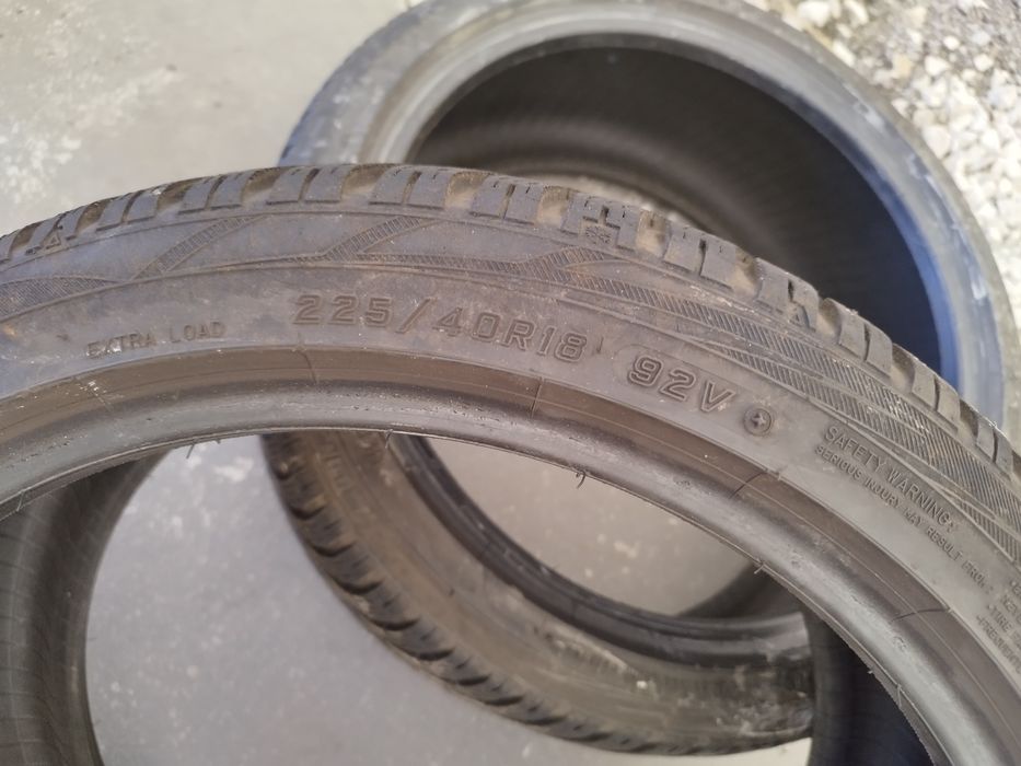 Dwie opony zimowe falken 225/40/R18