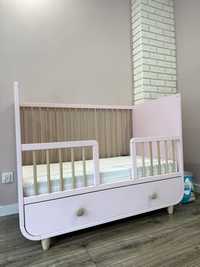 Lóżeczko Ikea materac Babysense łóżko ikea