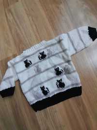 Nowy sweterek dla chlopca i dziewczynki 68