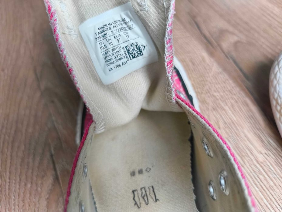 Converse All Star różowe – oryginalne trampki 27