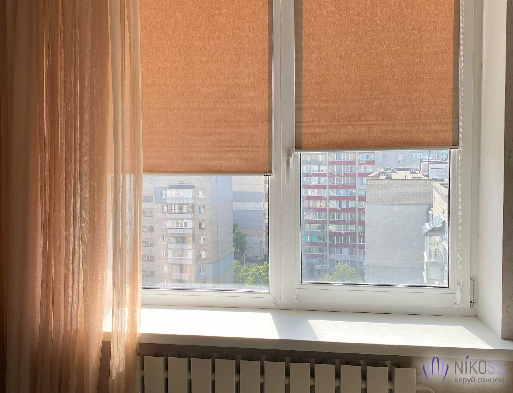 Жалюзи день ночь с установкой или без. Рулонные шторы Римские Шторы B6