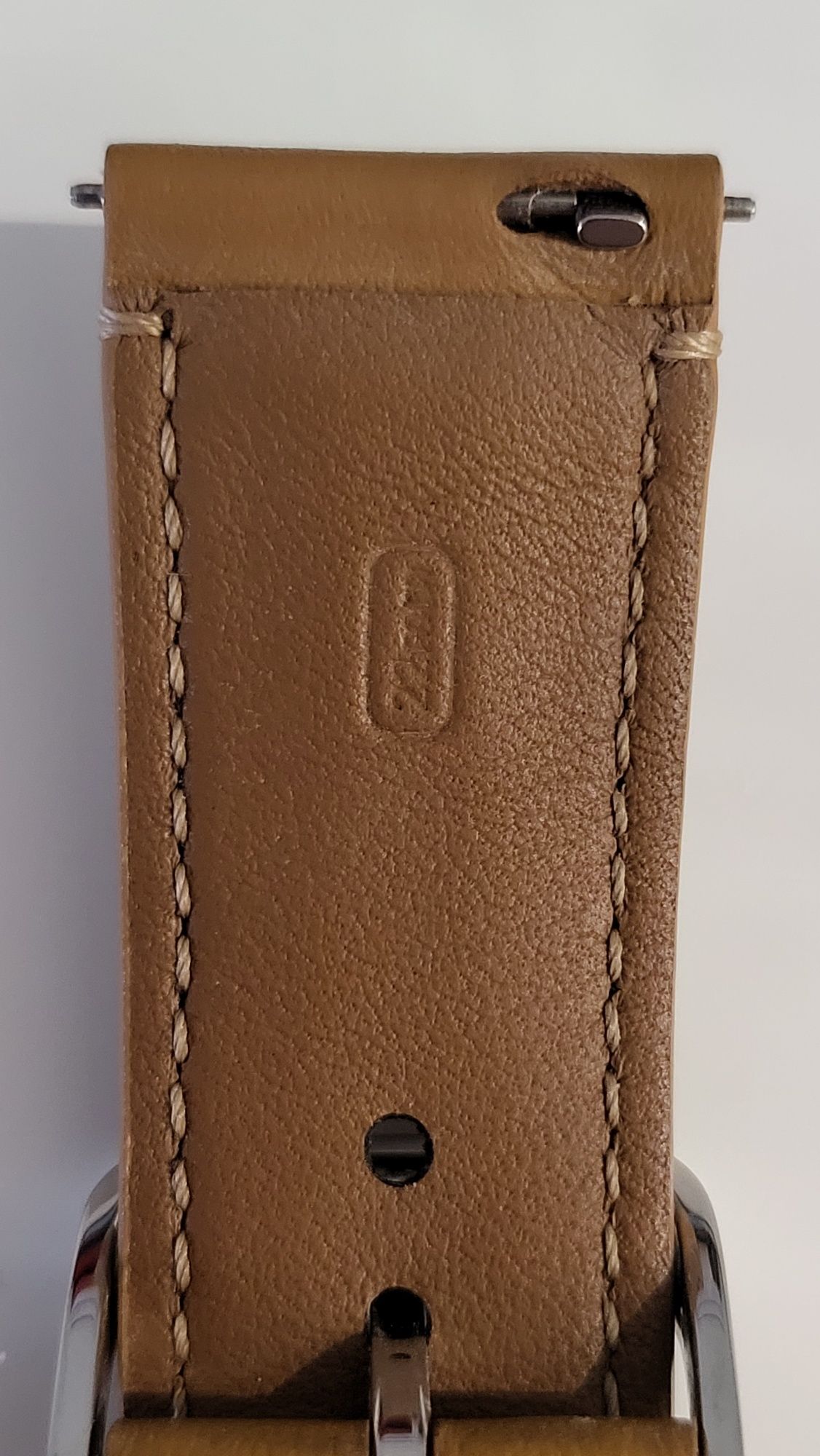 Pasek do zegarka Xiaomi męski 22mm kolor brązowy stan bardzo dobry