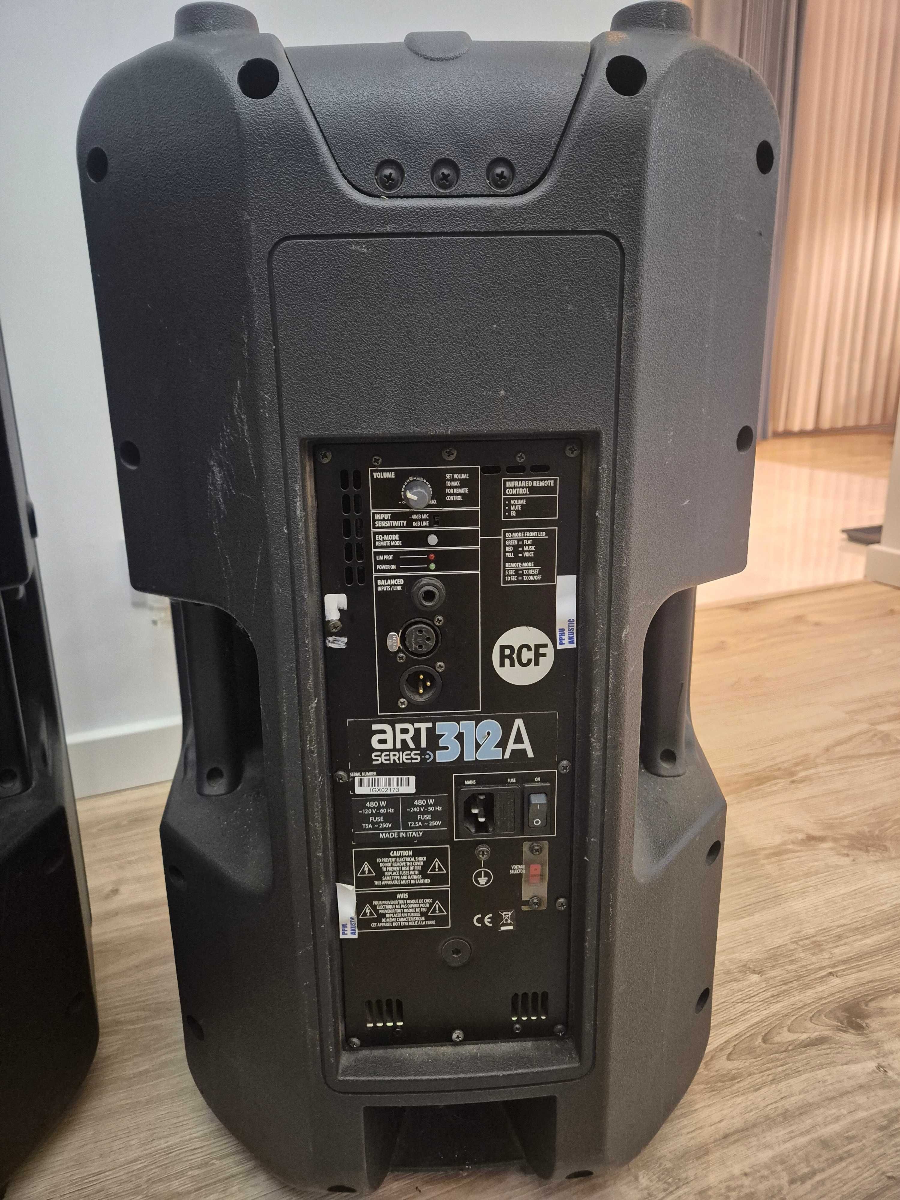 RCF 312-A  + sub 705 AS zestaw 2+1 nagłośnienie dla dj