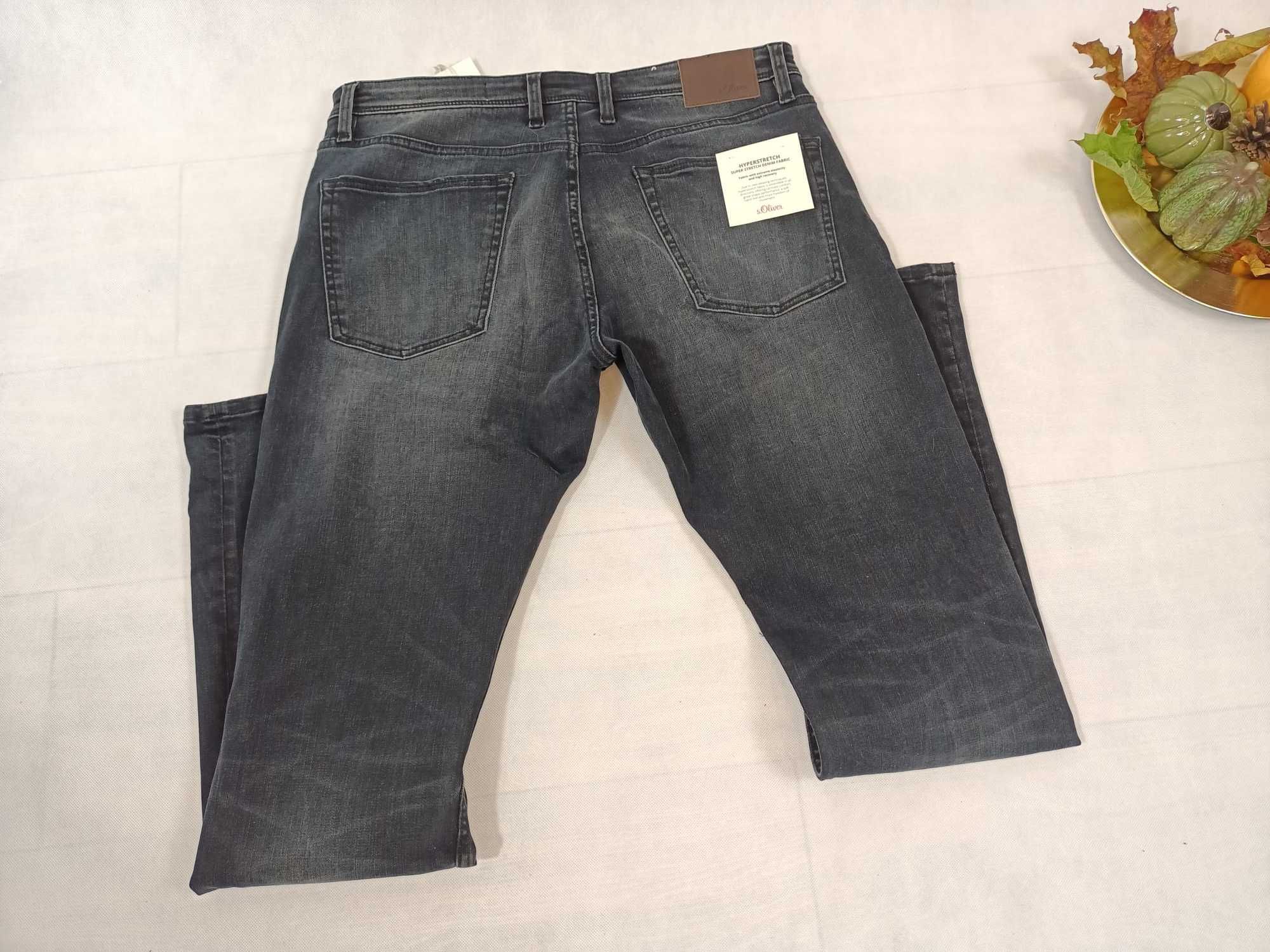 jeans spodnie męskie s.olivier 33/34 nowe metki