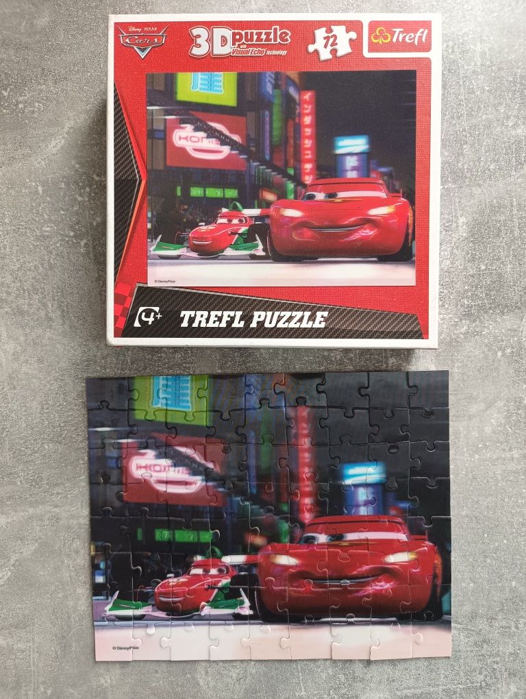 Puzzle 3D Disney Cars Auta