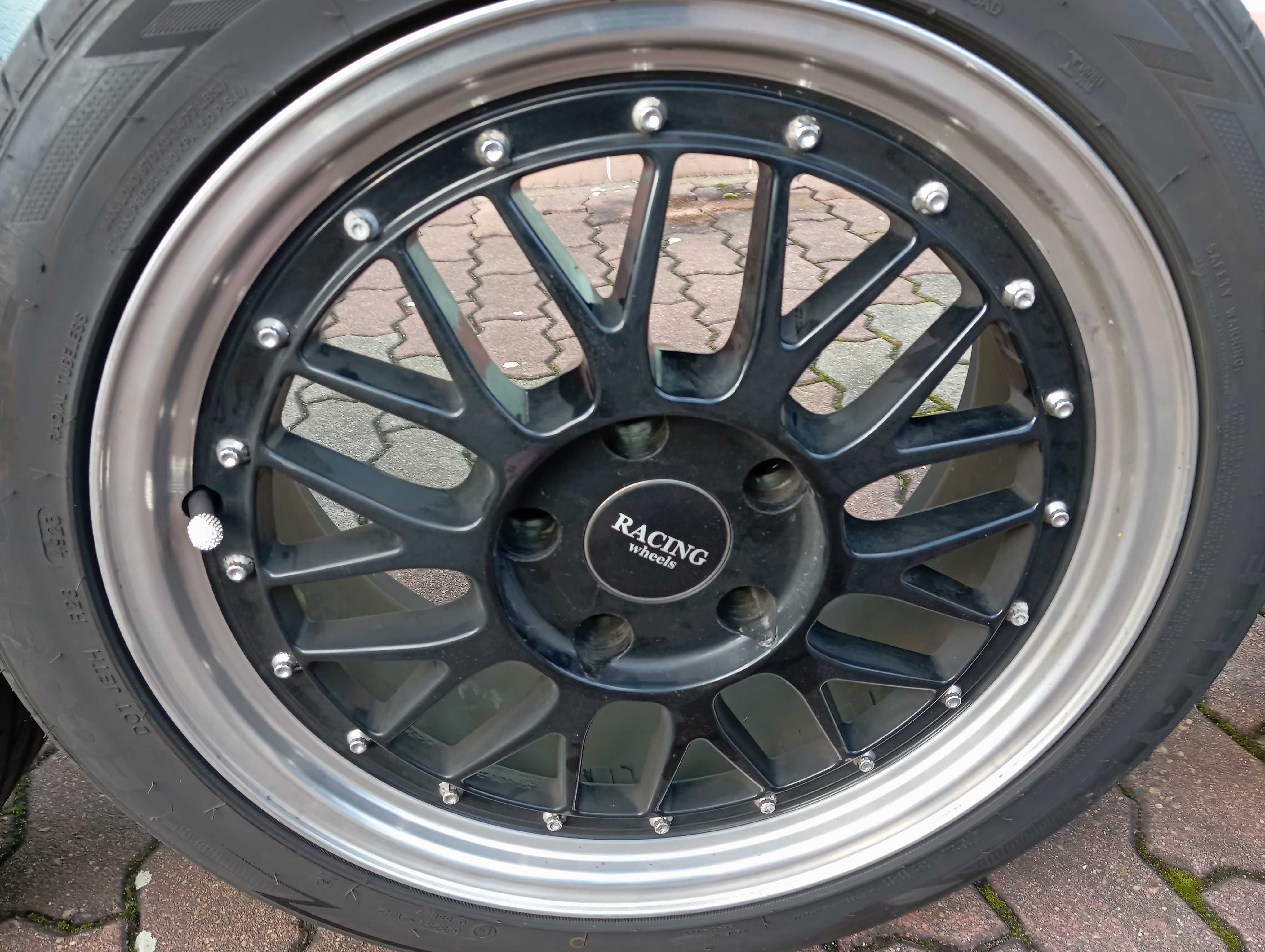 Koła Opona Felgi Racing czarne BMW 3 E90 E91 225/45ZR17