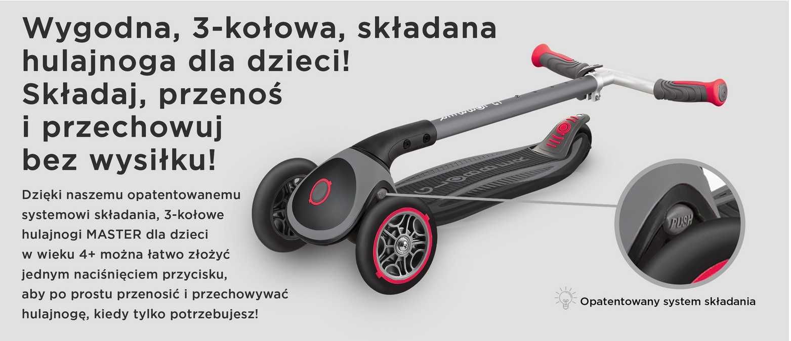 Hulajnoga 3-kołowa Globber Master Lights