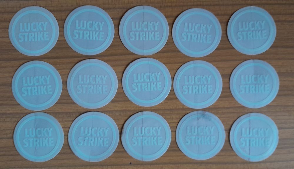 Lucky Strike naklejki