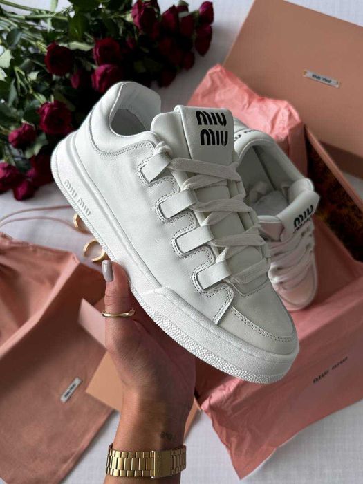 Кросівки Miu Miu Premium Full WHite