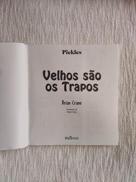 Livro "Pickles: Velhos são os trapos"
