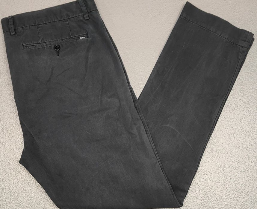 Wr) POLO RALPH LAUREN oryginalne spodnie materiałowe Roz36/32