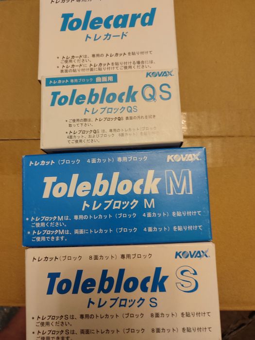 Kovax Tolecut клейові абразиви для підготовки до полірування