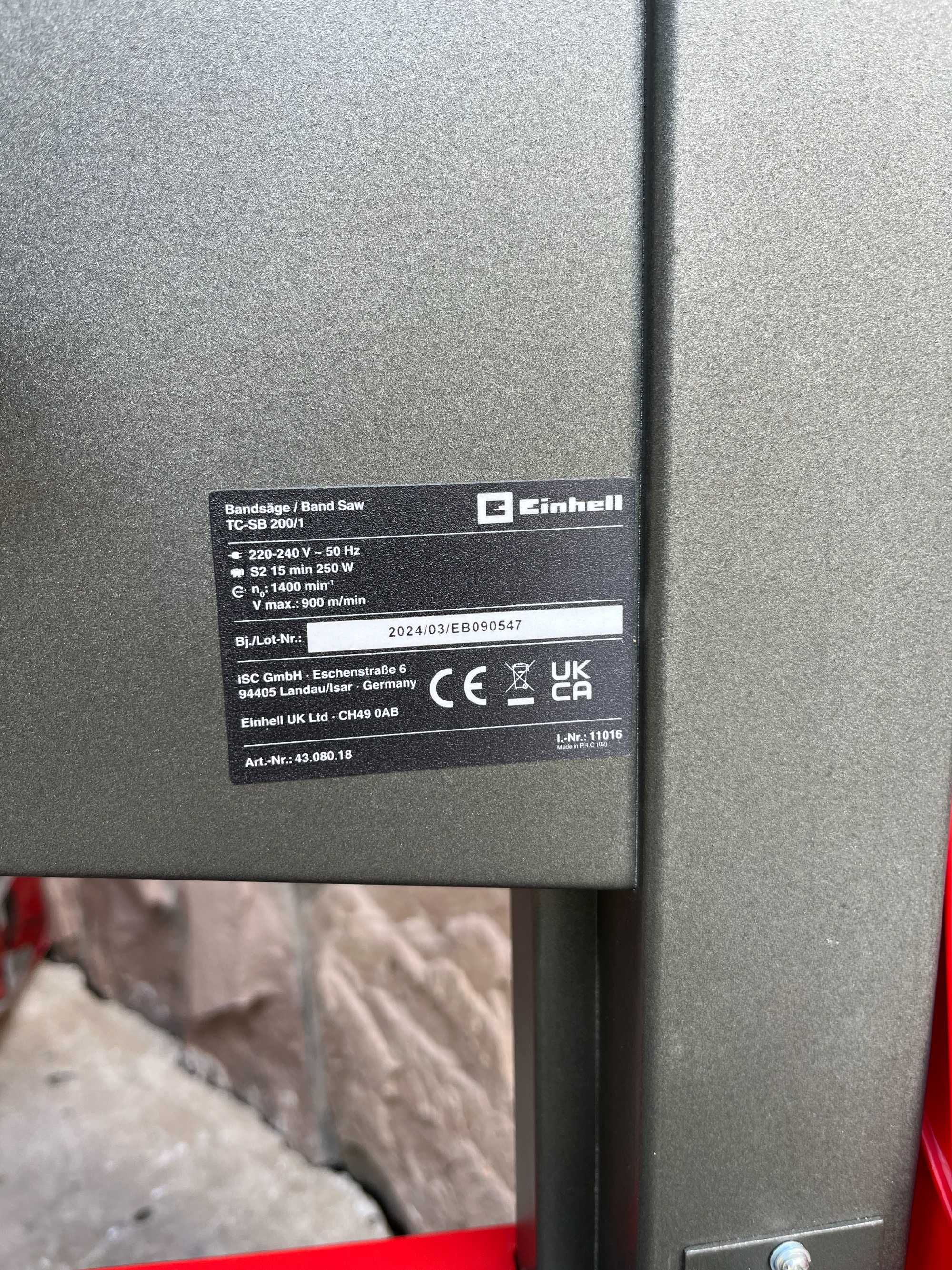 Ленточная Циркулярна пила Einhell TC-SB 200/1 бу