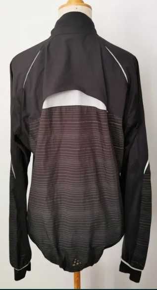 CRAFT -Cudna Lekka Kurtka Rowerowa, do Biegania Super Odblaski L s.bdb