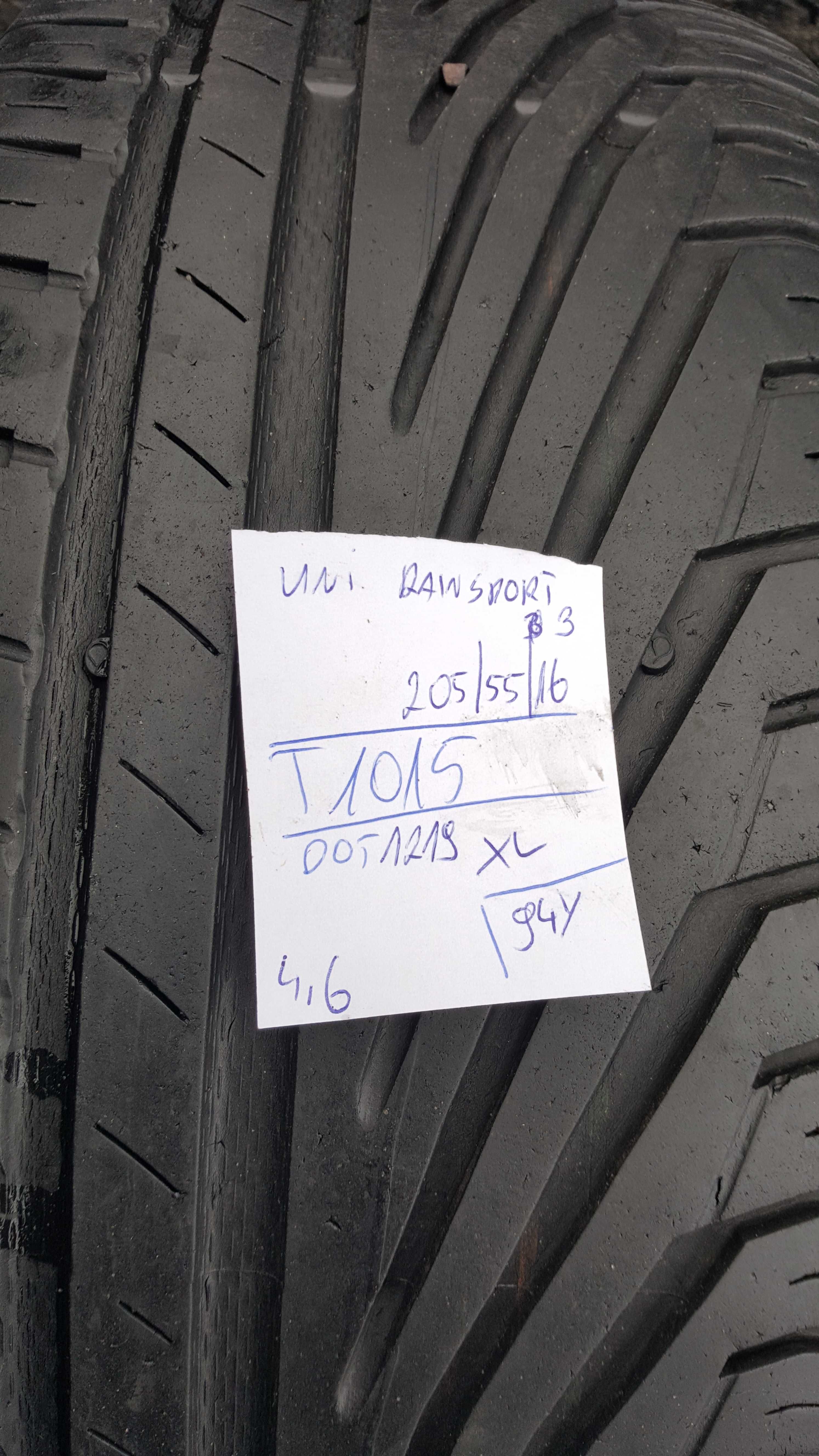 Uniroyal 205/55 r16 RainSport 3 /// 4,6mm!!! 2019r XL