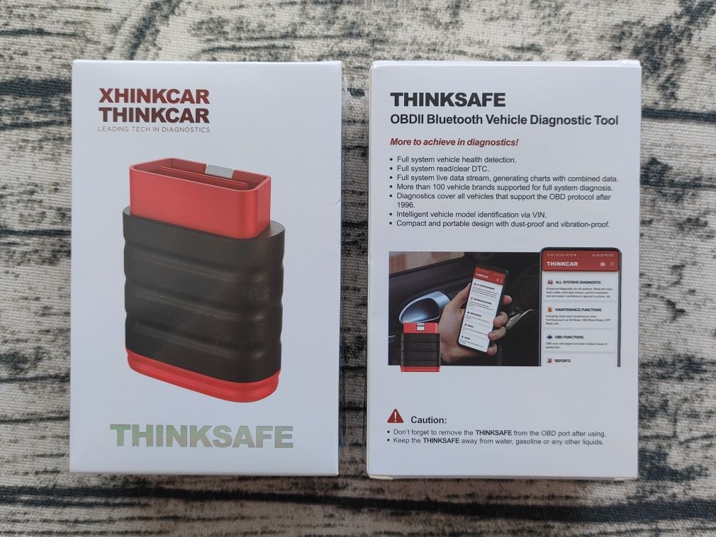 Автосканер ошибок THINKCAR Thinksafe сканер Thinkdiag и Mucar elm 327