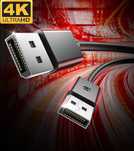 Кабель DisplayPort v1.2 1.8м 4к60Hz 2k165Hz FHD240Hz Кабель DP