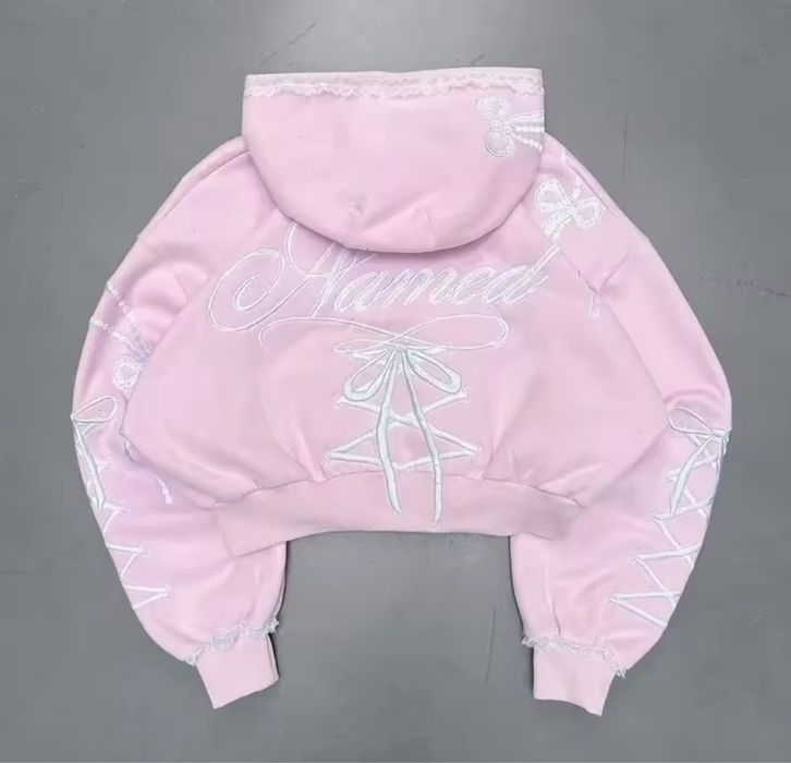 Зіп худі рожеве Pink Stussy Opium Trap Ogonpushka