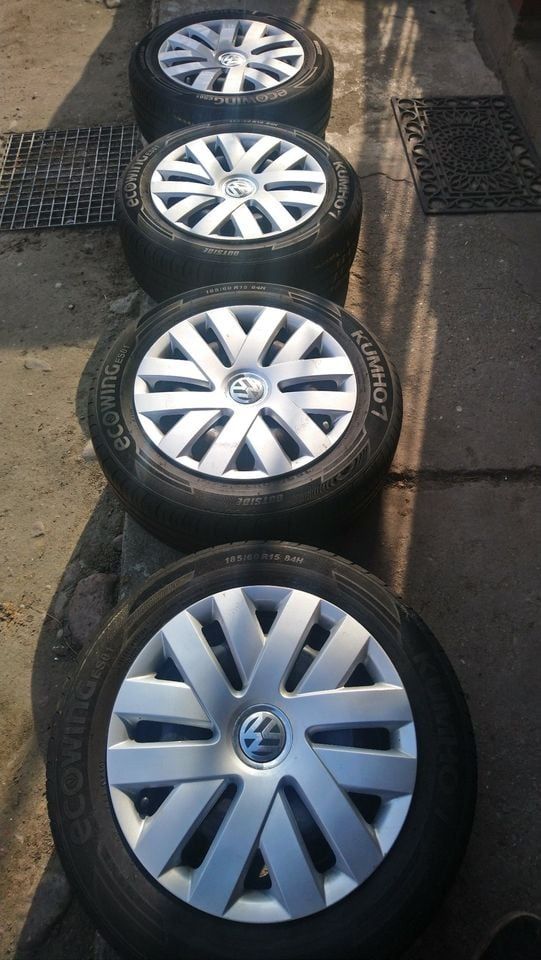 Koła lato 15" 5x100 VW Polo Seat Ibiza Fabia opony Kumho 185 60 R15