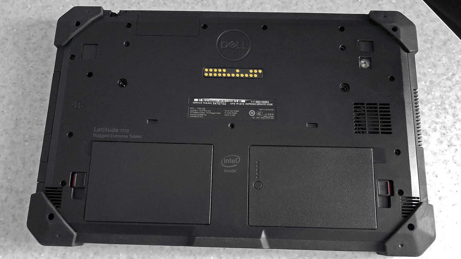 Защищенный планшет Dell 7212 Rugged, 12"/i5-7300U/8GB/256GB/GPS/IP65