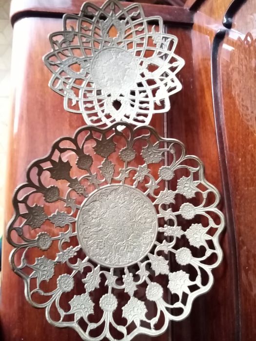 Mosiezne Patery, tace, podstawki azurowe .