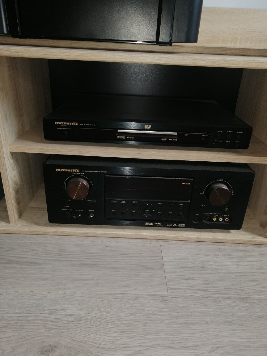 Marantz wieża amplituner SR4002 DV3002 + DVD CD l