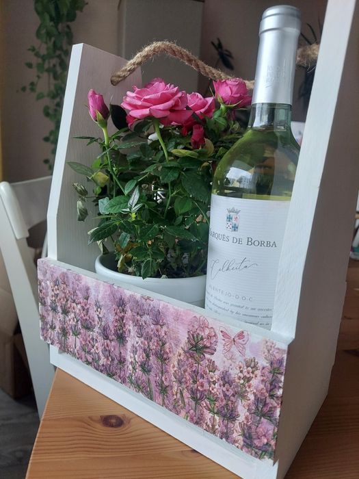 skrzynka/box na prezenty - lawenda