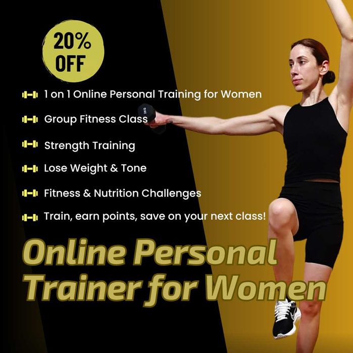 ONLINE Personal Training for WOMEN- Online Group Classes