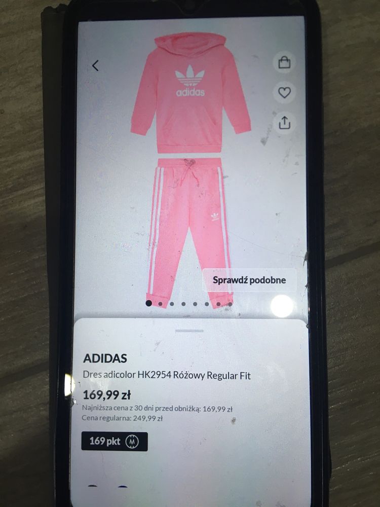 Adidas dres adicolor dziewczęcy r. 110 NOWY