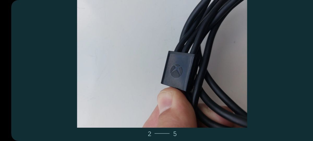 кабель дріт відео для телевізора від xbox360 xbox component тюльпаны