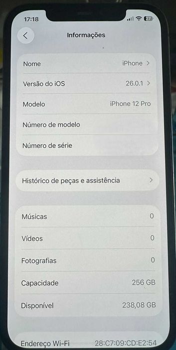 Iphone 12 pro Preto