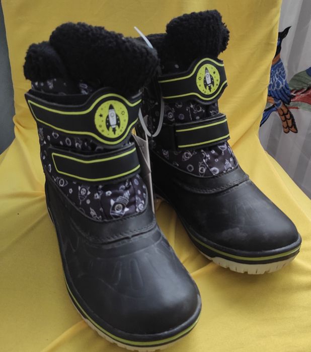 Nowe Buty zimowe kozaki śniegowce chłopiec 32 cleve