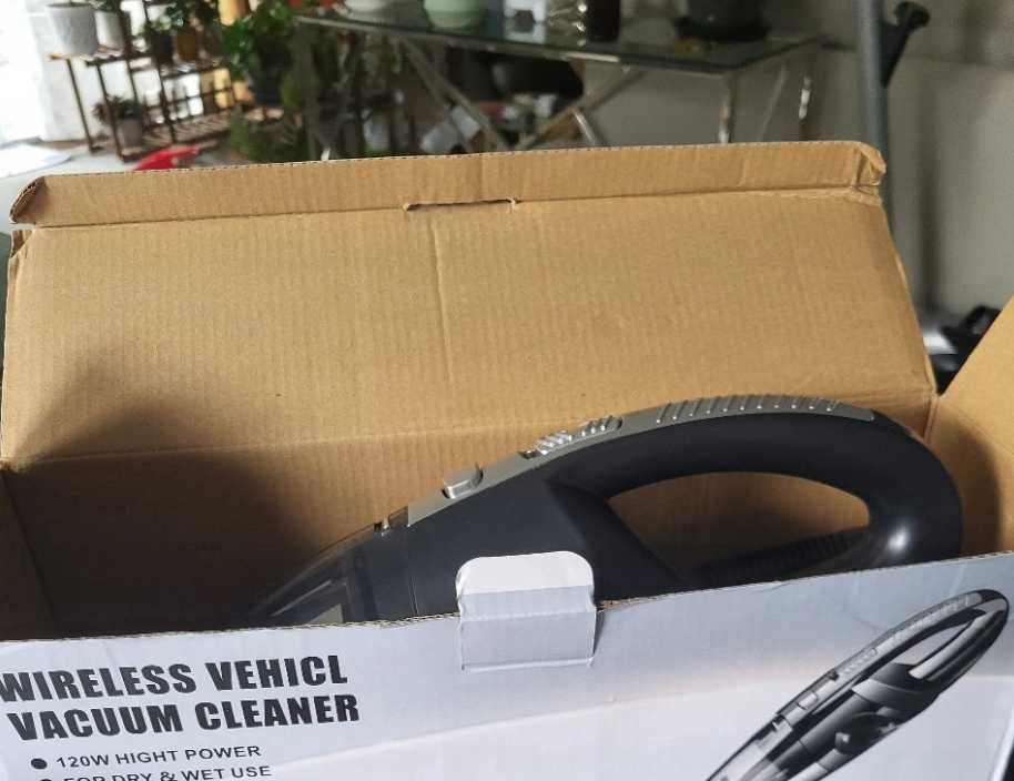 Mocny 5w1 Odkurzacz ręczny Bezprzewodowy 120W Auto Dom+GRATIS Końcówki