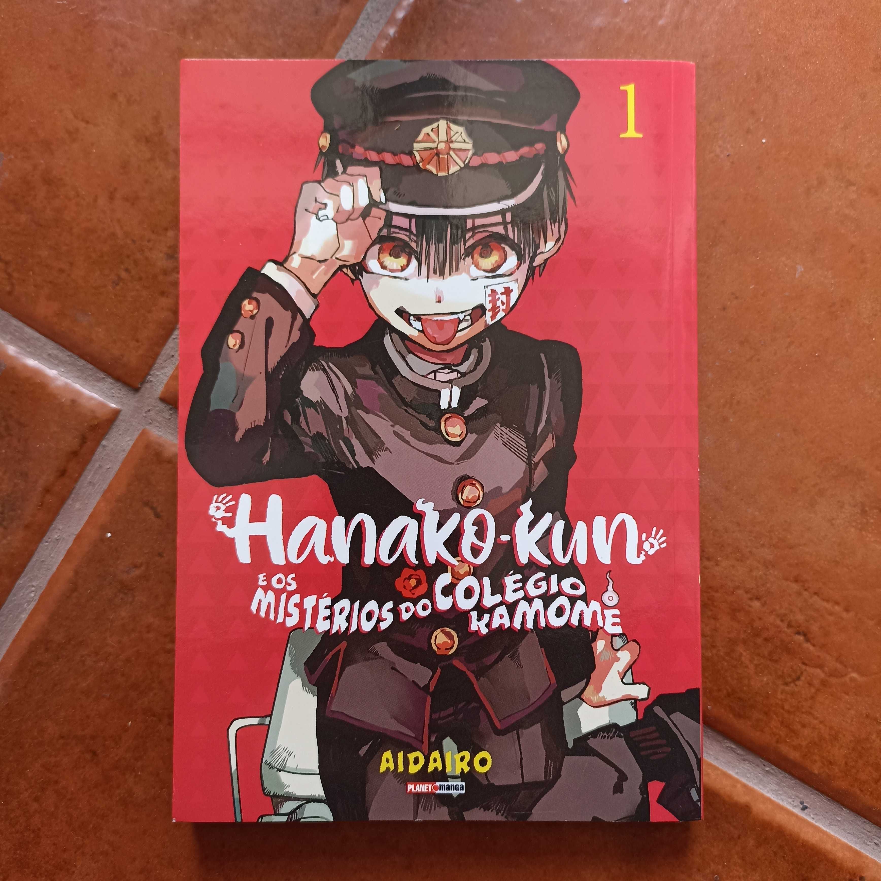 Manga Hanako-kun E Os Mistérios Do Colégio Kamome, volumes 1 a 10 + 16