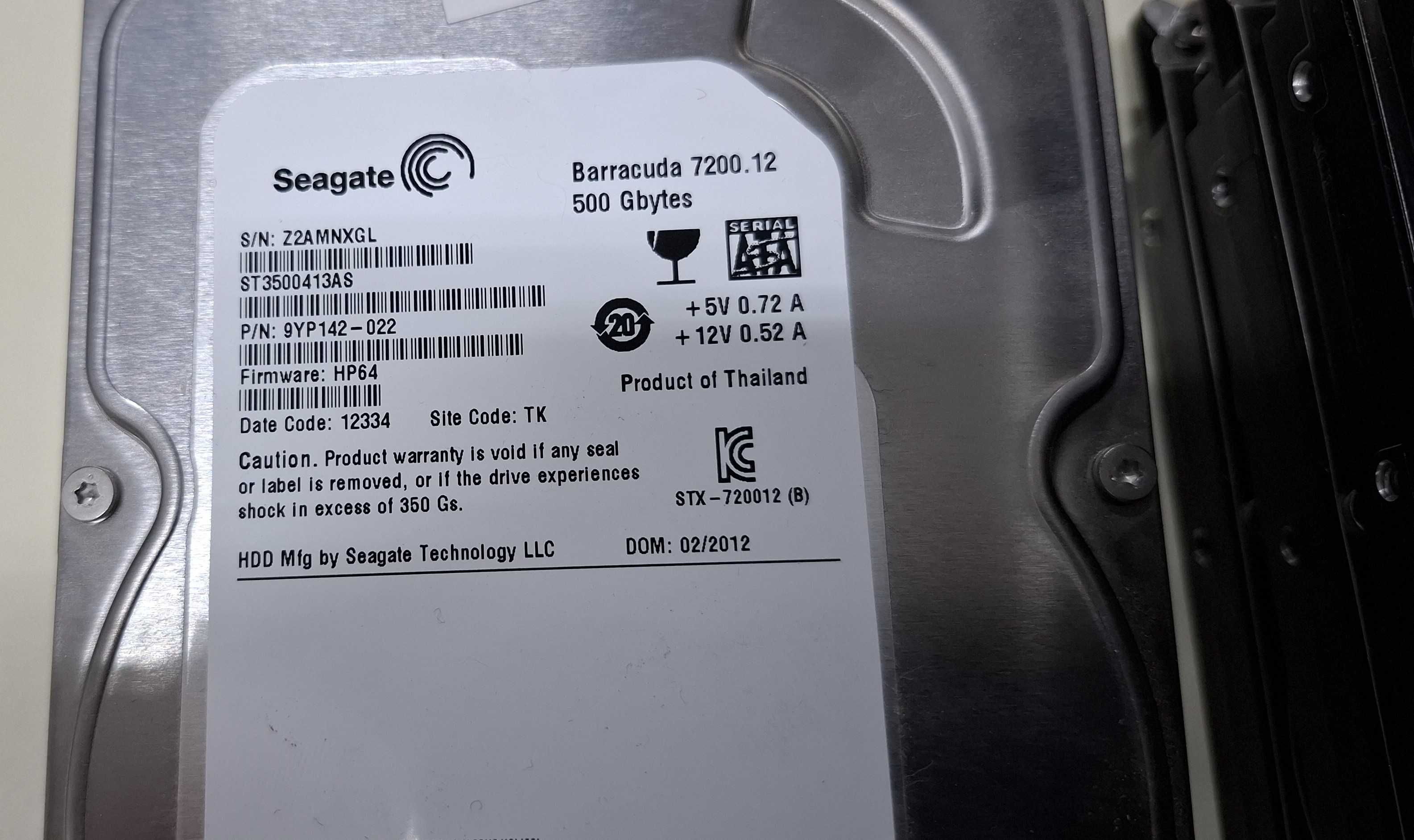 Discos rígidos Sata HDD 500Gb 3,5"