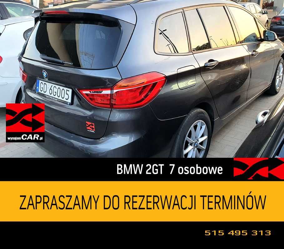 Bmw 2 GT 7 osobowe Najtańsza Wypozyczalnia , wynajem samochodów  ,