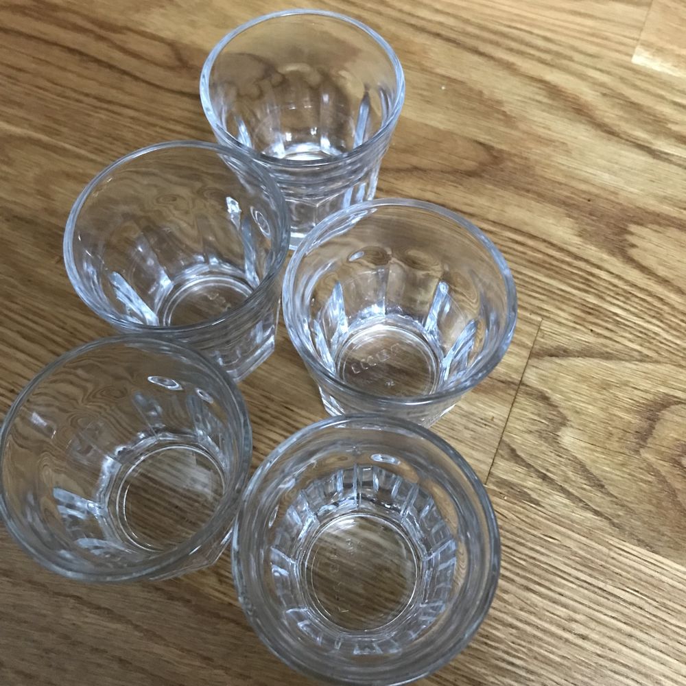 Kieliszki z grubego szkla z Ikea