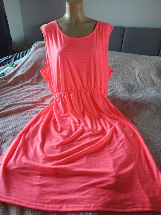 Sukienka damska neonowa