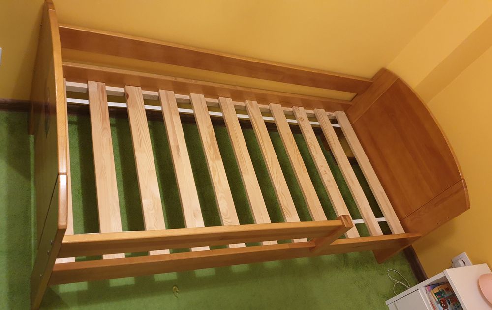 Łóżko drewniane dziecięce Miko 160x80 cm