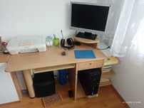 Komputer+ monitor  Zestaw z Biurkiem! Okazja Tanio!