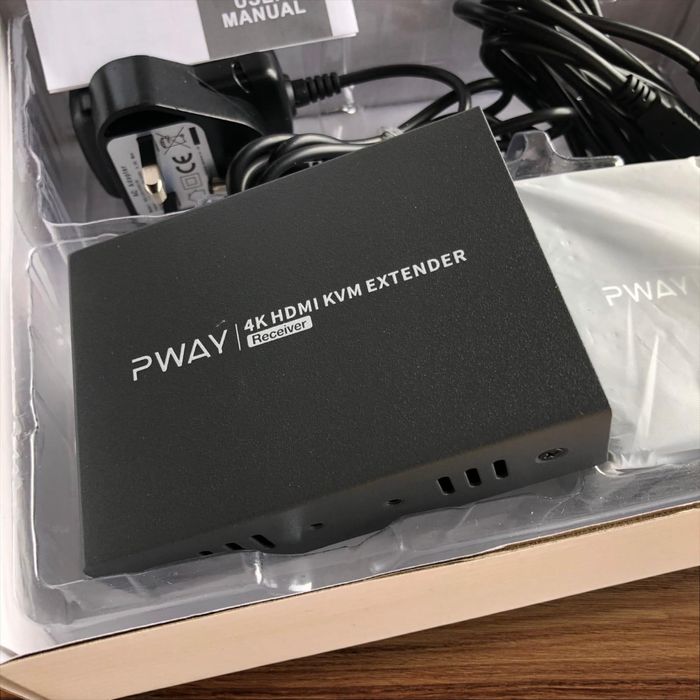 Przedłużacz HDMI Kvm USB cat5e/6 4K pway
